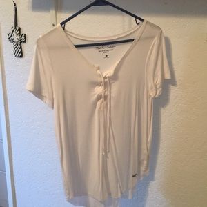 white hollister shirt. OPEN TO ALL OFFERS
